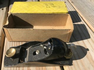 Vintage Stanley No.  9 - 1/4 Block Plane With Box.  Usps Priority Ship