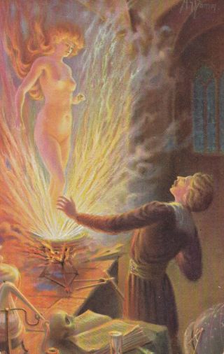 Nude Woman Rises Out Of A Bowl Of Fire,  00 - 10s