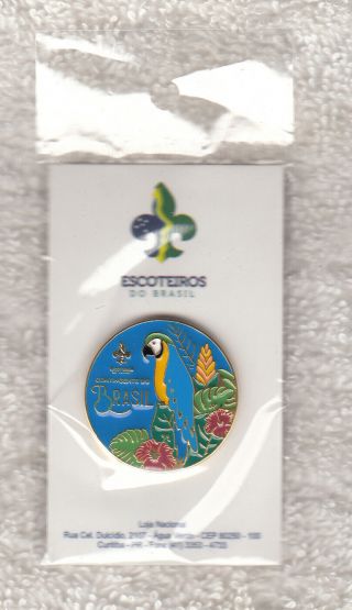 A945 24th World Scout Jamboree 2019 - Brazil Contingent Pin