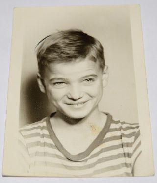 Young Boy Photograph Vintage 1950 
