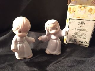 Precious Moments Noah And Wife Salt Pepper Shakers 1996 938262
