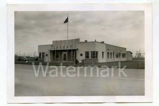 1940s Snapshot Photo Sperry Building Military Aviation Los Angeles Ca 1 Ap33