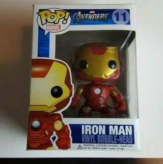 Funko Pop Marvel 11 Iron Man - Avengers Figure - Complete Cib