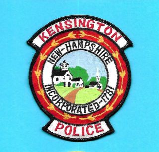 Hampshire - Very Old - Kensington Police Department - Cloth Backed