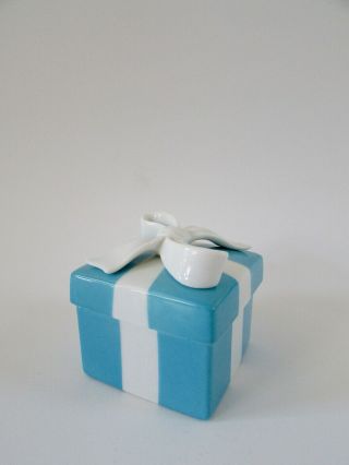 Tiffany & Co.  Ceramic Little Blue Box Trinket/Jewelry 3
