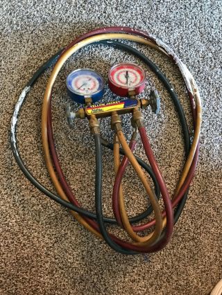 Ritchie Yellow Jacket R410a Test&charging Manifold Gauges&hoses R - 22
