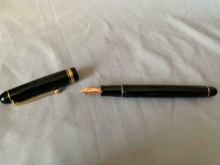 Pilot Fountain Pen Custom 74 14k Medium 5 Nib Black