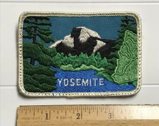 Yosemite National Park Half Dome Rock Formation Souvenir Embroidered Patch Badge