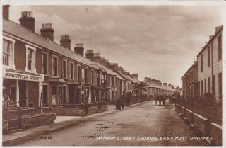 Port Dinorwic - Bangor Street Looking East - Lovely Real Photo By Valentine 