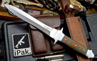 Cfk Ipak Handmade D2 Custom Fairbairn Sykes Combat Fighter Dagger Blade Knife