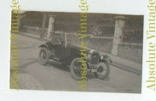 Old Motor Car Photo Austin Seven Sports Two Seater Special ? Vintage C.  1930