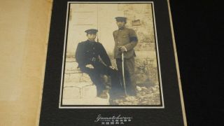 7155 1914 Chinese Old Photo / Japanese Petty Officer In Military Uniform W China