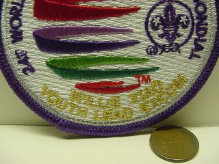 24th World Scout Jamboree Wsj 2019 Patch Bsa Willie Xiao Youth Lead Excom Purple