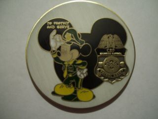 U.  S.  Border Patrol Disney Mickey Challenge Coin