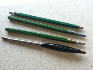 FABER CASTELL tekagraph 9603 pencil,  2x 9022 pencil before ww2,  TK 9400 2