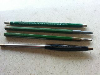 FABER CASTELL tekagraph 9603 pencil,  2x 9022 pencil before ww2,  TK 9400 3