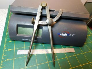 Antique Compass Caliper Divider Pexto 6 Machinist Tool Measurement Transfer