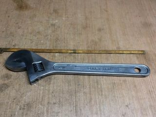 Rare Vintage Craftsman 16” Adjustable Wrench 1952