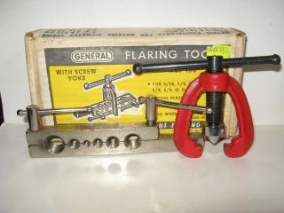Vintage General No.  150 Flaring Tool & Box - Made In Usa -