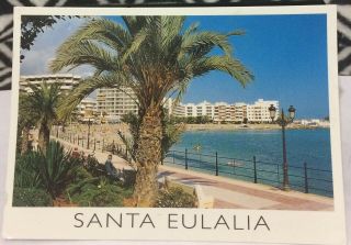 Spain Ibiza Paseo Maritimo Santa Eulalia - Posted