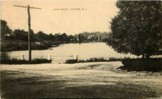 1938 Jersey Photo Postcard: View Of Lake Lenape,  Andover,  Nj