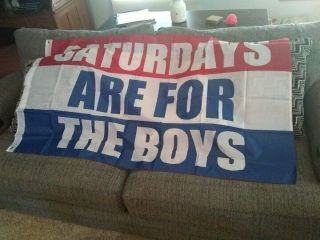 Saturdays Are For The Boys Flag 3 X 5 Foot