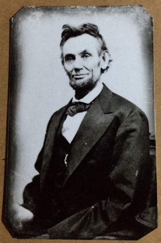 Tintype Of President Abraham Lincoln Civil War C1031rp