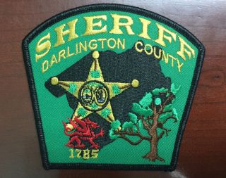 Rare Police Patch Darlington County Sheriffs Office