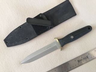 Boker Applegate - Fairbairn Fixed Blade 440c Stainless 6”knife 6017,  Sheath