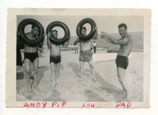 18 Vintage Photo Swimsuit Buddy Boy 