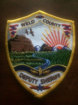 Colorado Police - Weld Sheriff Police - Co Police Patch