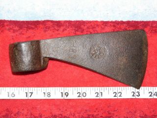 Vintage Iron Forged? Tomahawk Hatchet Axe Head Stamped Lb - ? Eagle Stamp 1lb 8oz