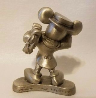 1983 Hudson Pewter Disney Mickey ' s Christmas Carol Mickey Mouse Figurine 4965 2