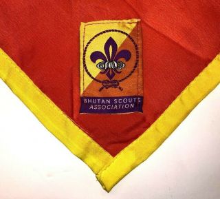 Bhutan Scouts Association Contingent 2019 24th World Scout Jamboree Neckerchief