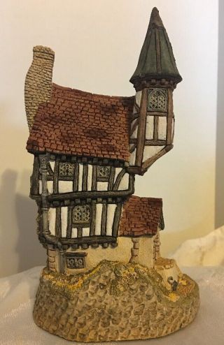 David Winter Cottages - There Was A Crooked House - 1986 Hand Painted