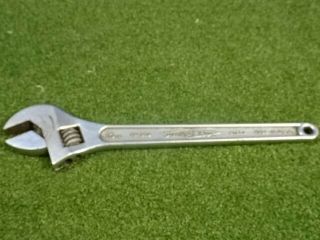 Vintage 15 " Diamond Tool And Horseshoe Co.  Adjustable Wrench
