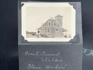 Stone Harbor 2 Real Photo Coast Guard Station 1926 One Of A Kind