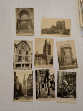 Vintage Postcards France Set Of 8