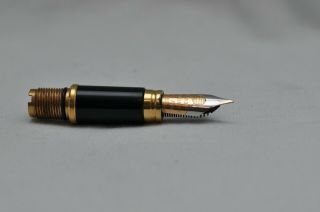 Scarce Waterman Le Man 100 Spare Fountain Pen Nib Unit – 18ct Gold - Medium Tip