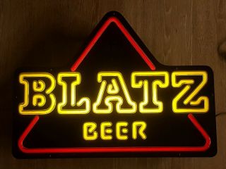 Vintage 1978 - 1979 Blatz Beer Neon - Ized Bar Pub Light Sign