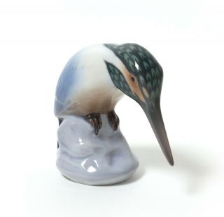 Porcelain figurine Kingfisher.  Denmark,  Bing & Grondahl 1885 2