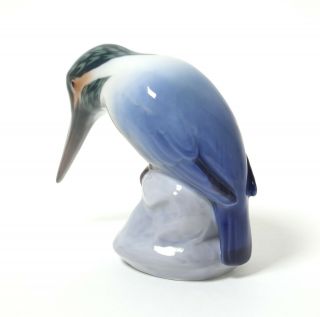 Porcelain figurine Kingfisher.  Denmark,  Bing & Grondahl 1885 4