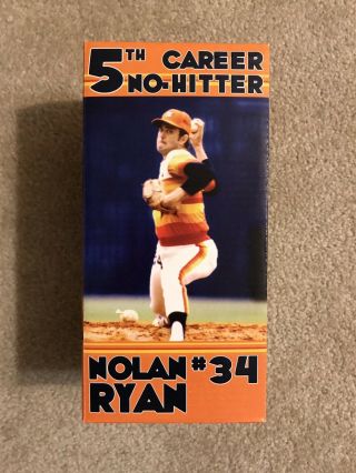 Houston Astros Nolan Ryan 5th Career No Hitter Bobblehead Sga
