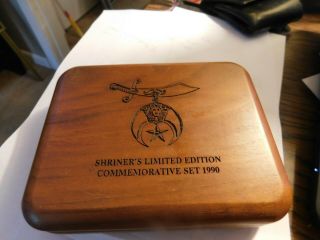 1990 Buck 503x U.  S.  A.  Shriners Commemorative Set (knife/buckle)