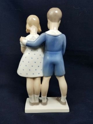 1948 - 51 Bing & Grondahl B&G Denmark Boy & Girl Singing Figurine 2188 2