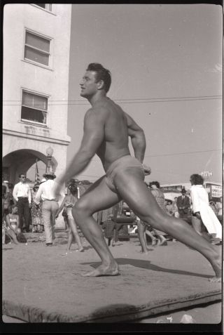Vintage 1950s Bodybuilding Santa Monica California Negative 11