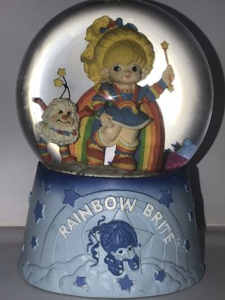 Rainbow Brite & Sprites Sparkle Star Snowglobe Snow Globe - Rare