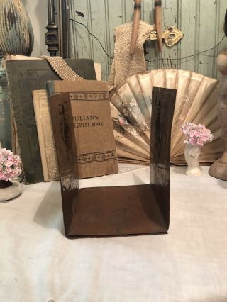 Vtg Arts & Crafts Craftsman Style Hand Hammered Copper Bookends Egyptian Beetle 4