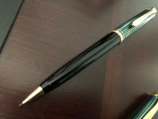 Pelikan Souveran D600 Mechanical Pencil 0.  5 Green Striped & Black