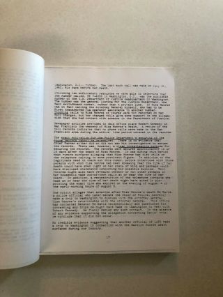 Vintage Report to the District Attorney Death of Marilyn Monroe 1982 2